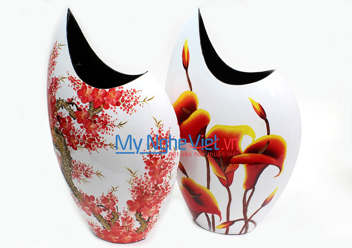 Lọ hoa sơn mài MNV-SMA492 Lọ hoa sơn mài MNV-SMA492