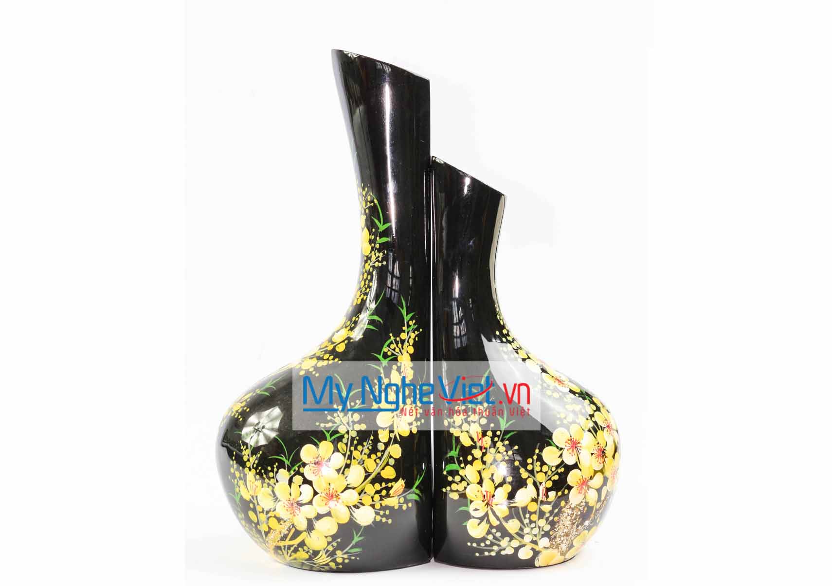 Lọ hoa sơn mài MNV-LHSM47 Lọ hoa sơn mài MNV-LHSM47